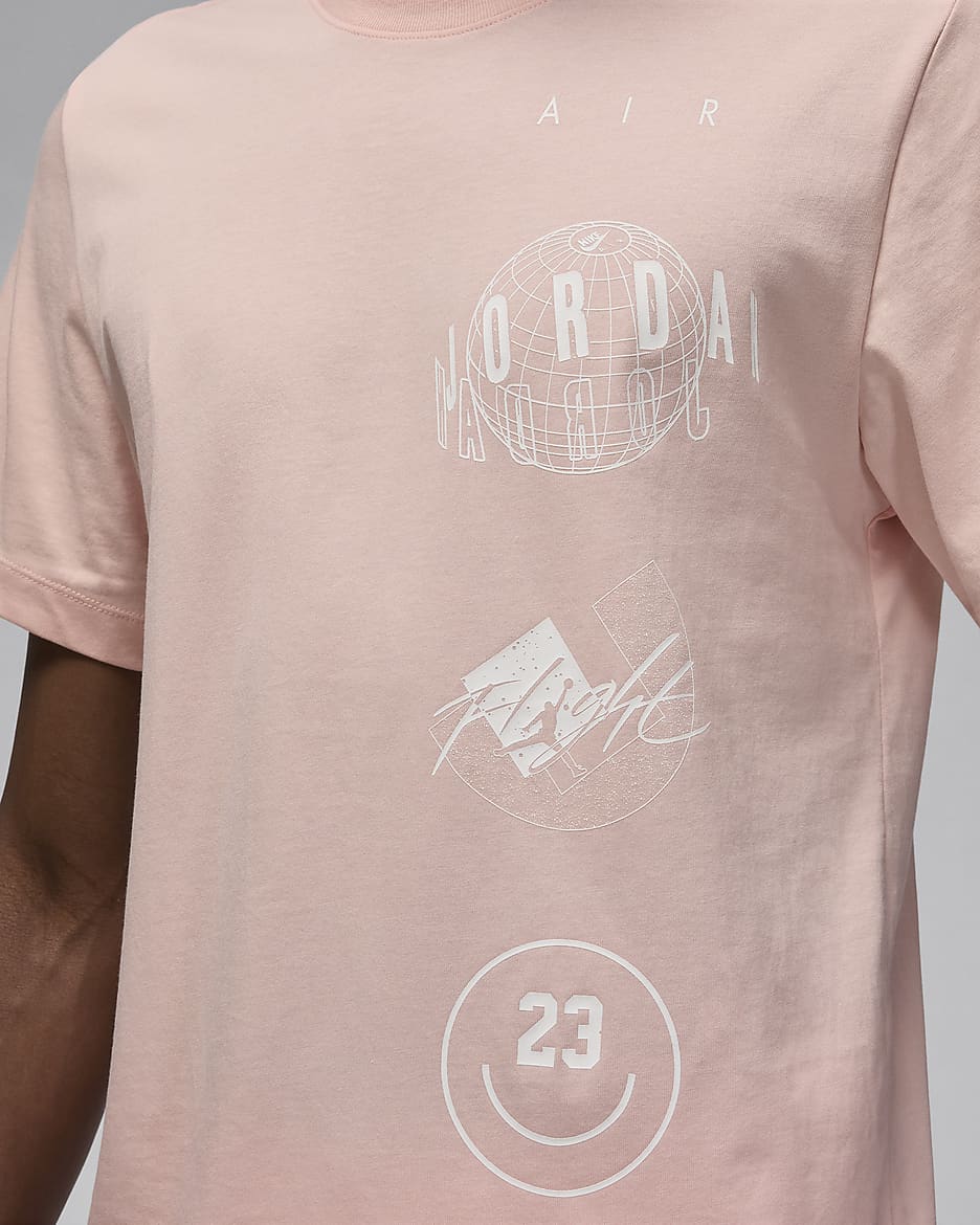 Pink air jordan t shirt sales